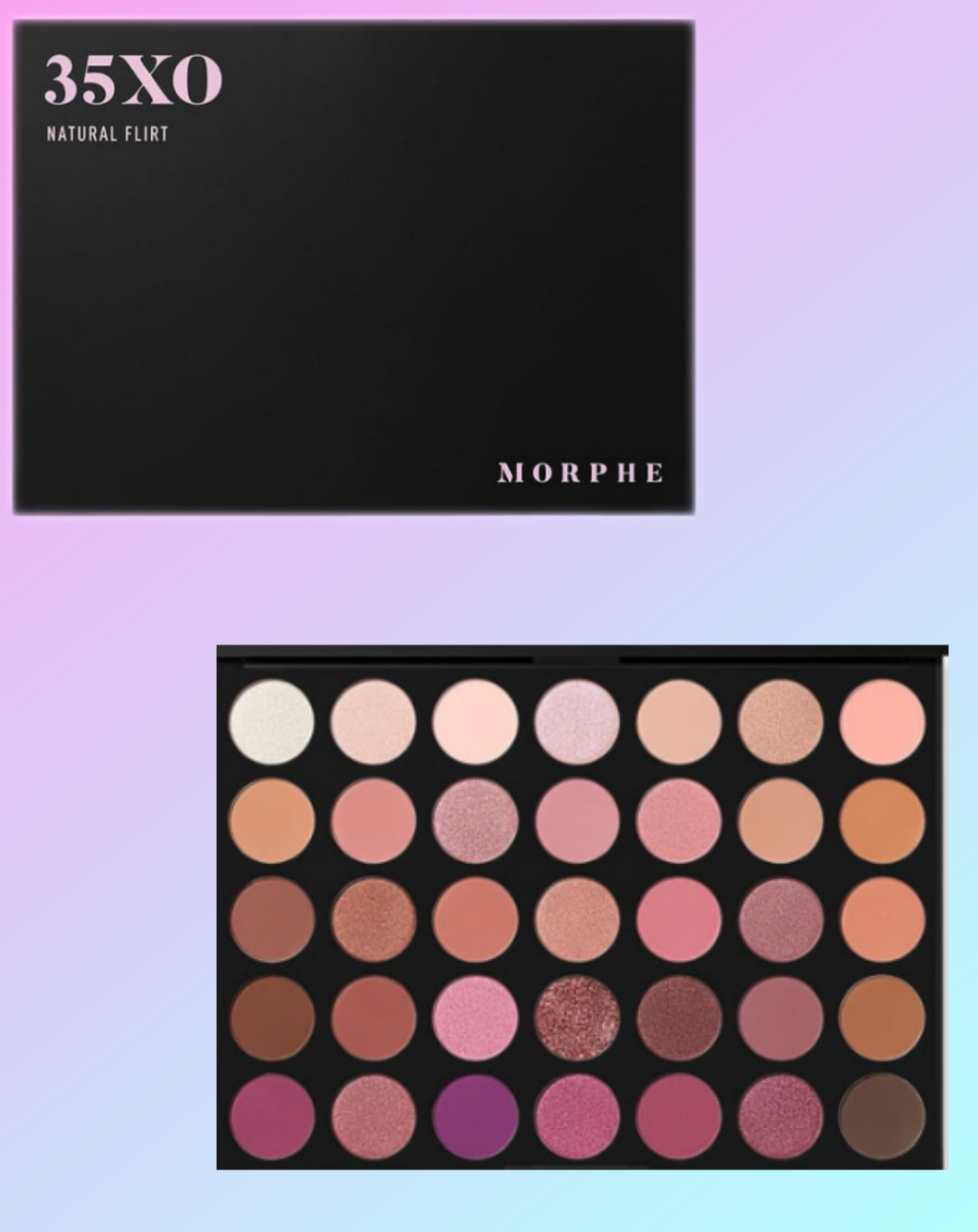 Morphe 35XO Natural Flirt Pallete